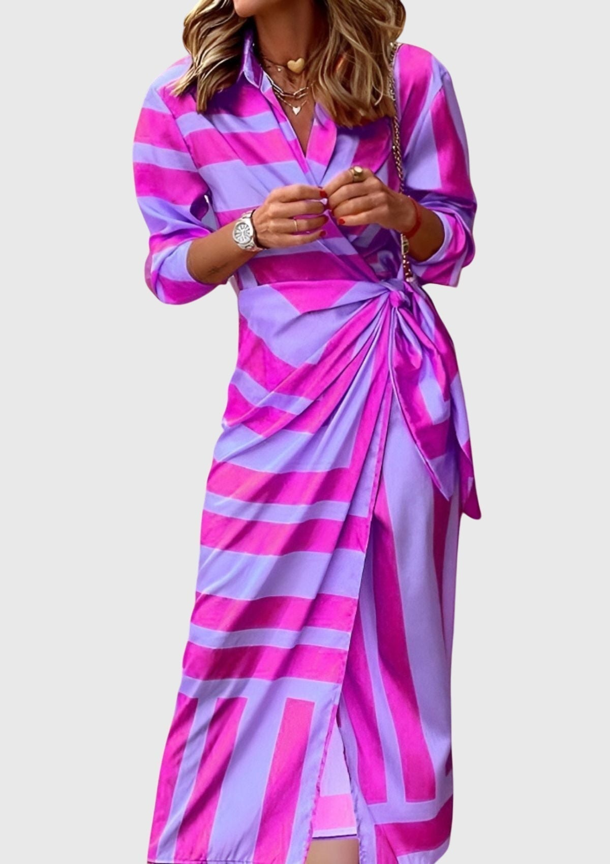 Everly | Stylish Printed Wrap Dress