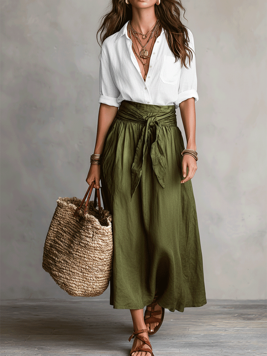 Jennifer | Effortless Elegance Boho Skirt Set