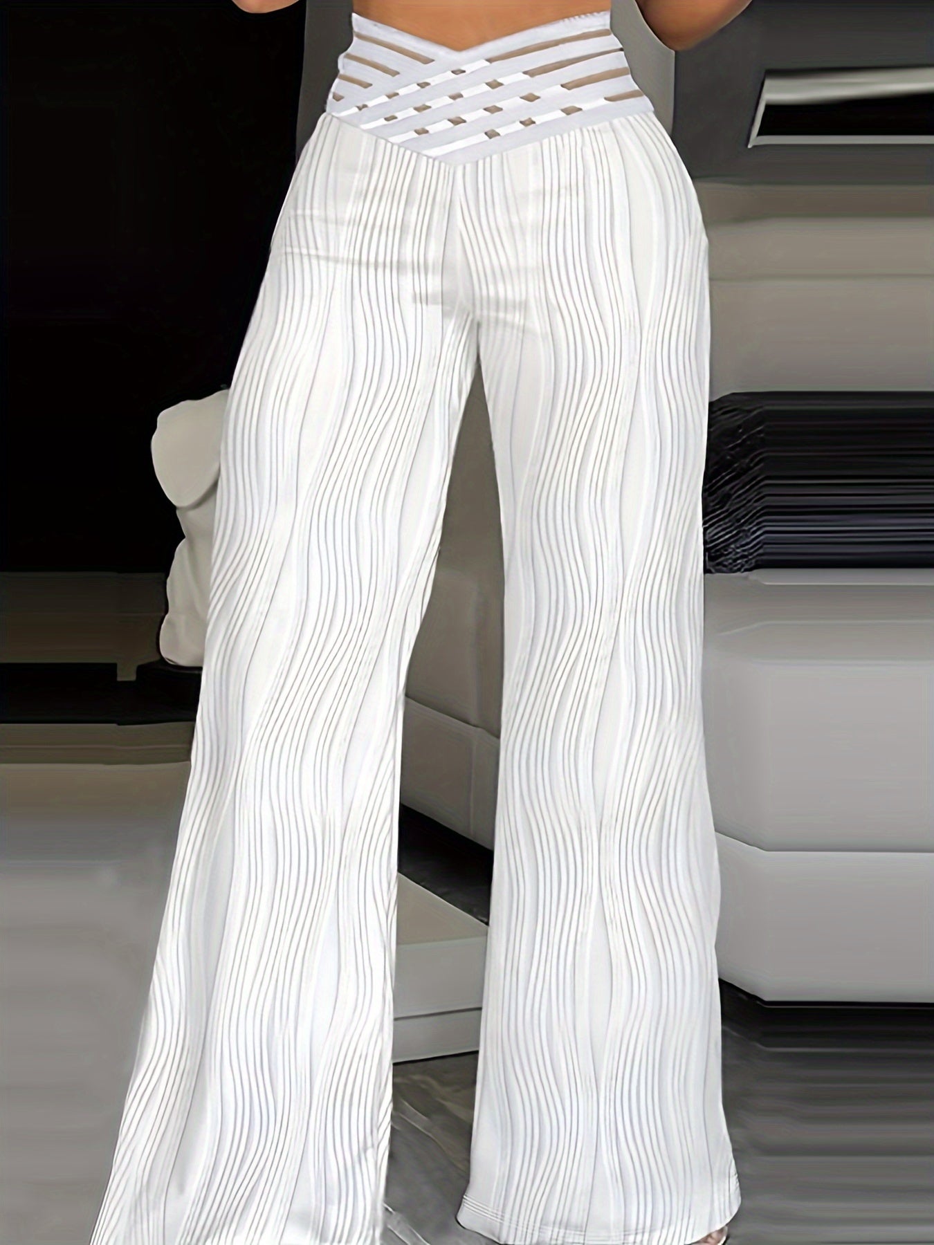 Emma | High-Waisted Crisscross Pants