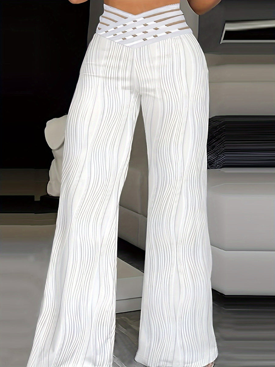 Emma | High-Waisted Crisscross Pants
