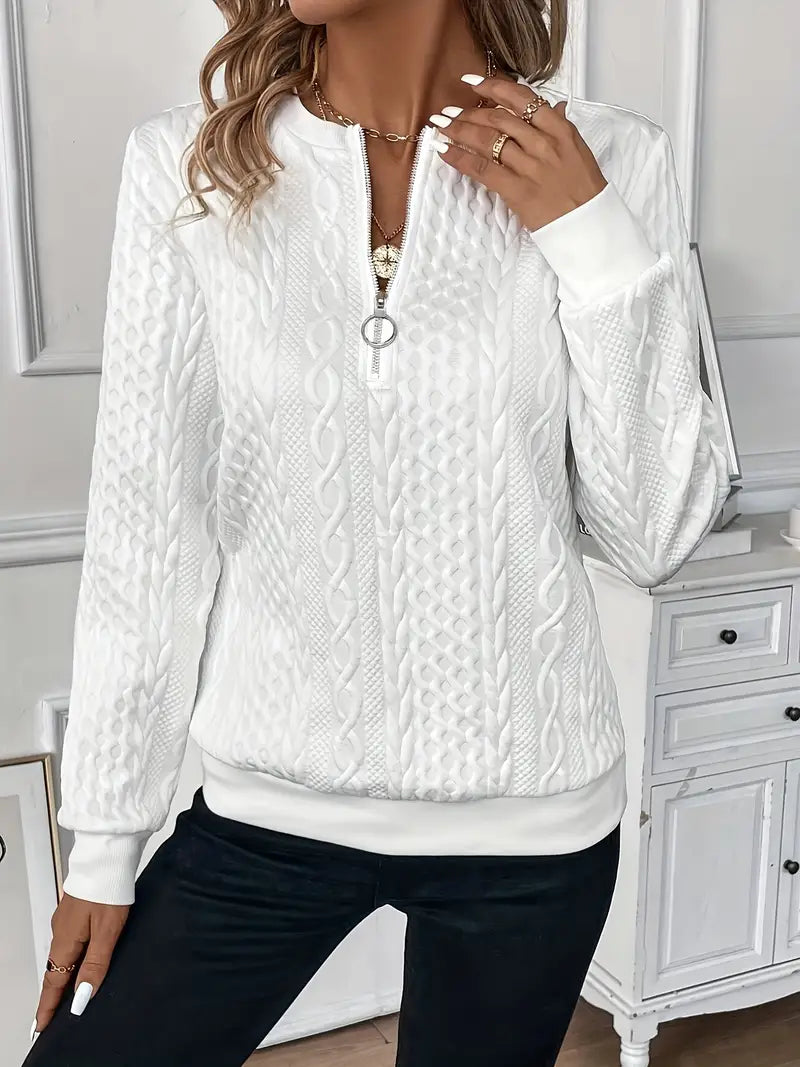 Angela | Sweater with Zipper