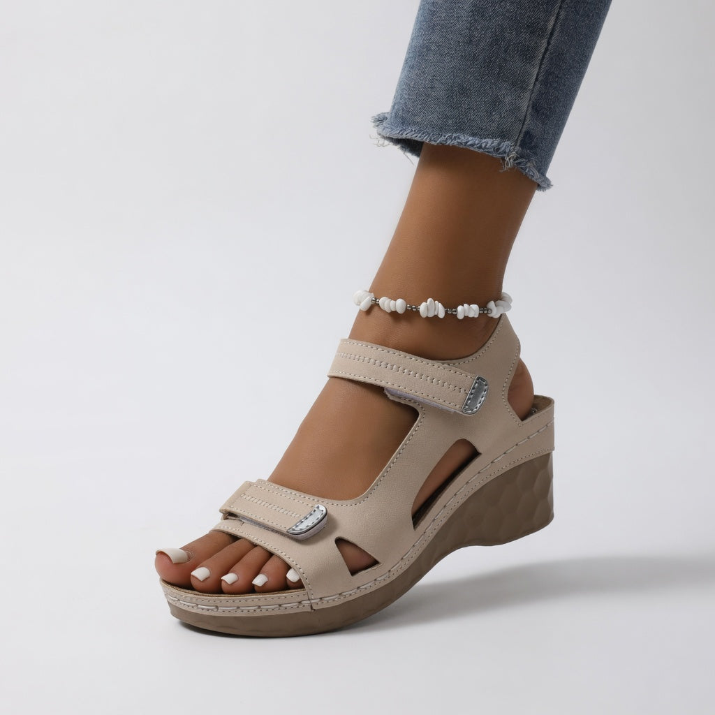 Isaure™ – Vibrant Summer Wedge Sandals