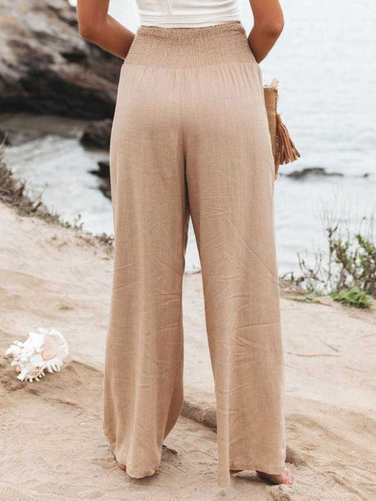 THALIORA – REMI WIDE-LEG LINEN PANTS