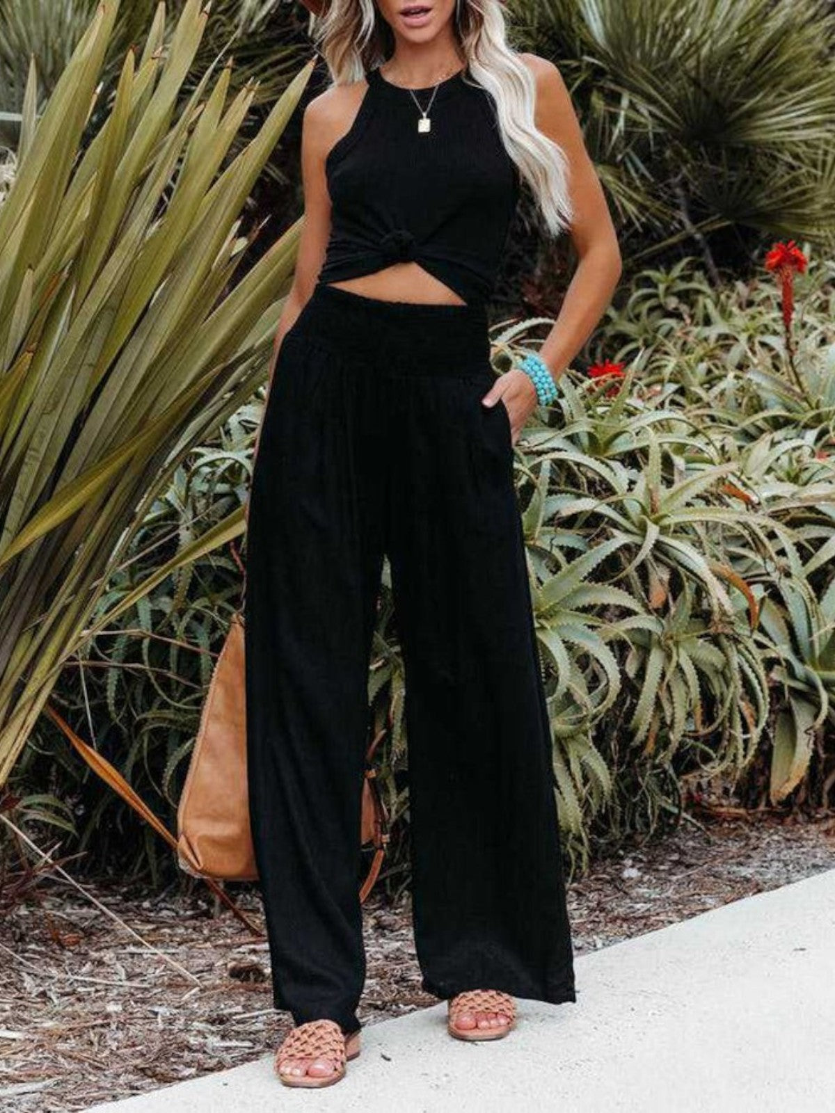 THALIORA – REMI WIDE-LEG LINEN PANTS