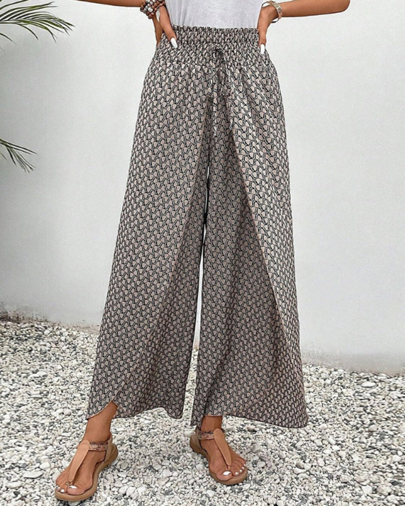 LUNARA™ - Women's Relaxed Fit Wide-Leg Pants