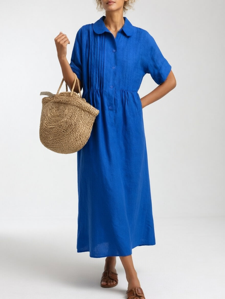 Lysandra - Breezy Summer Shirt Dress