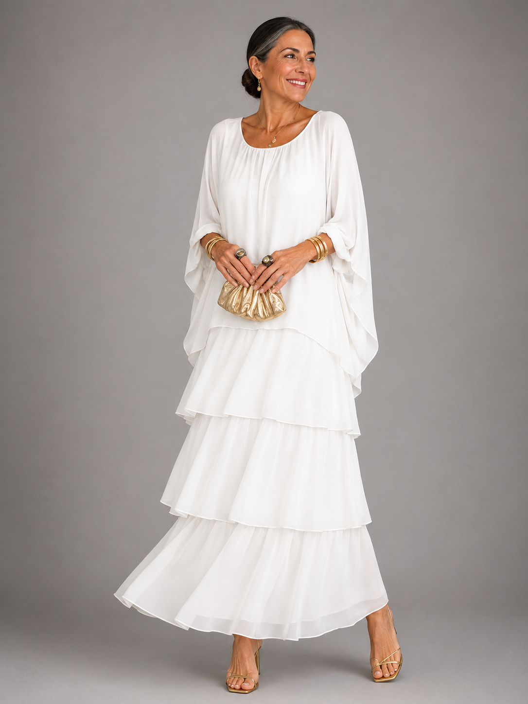 Lara  | Elegant Flowing Maxi Dress