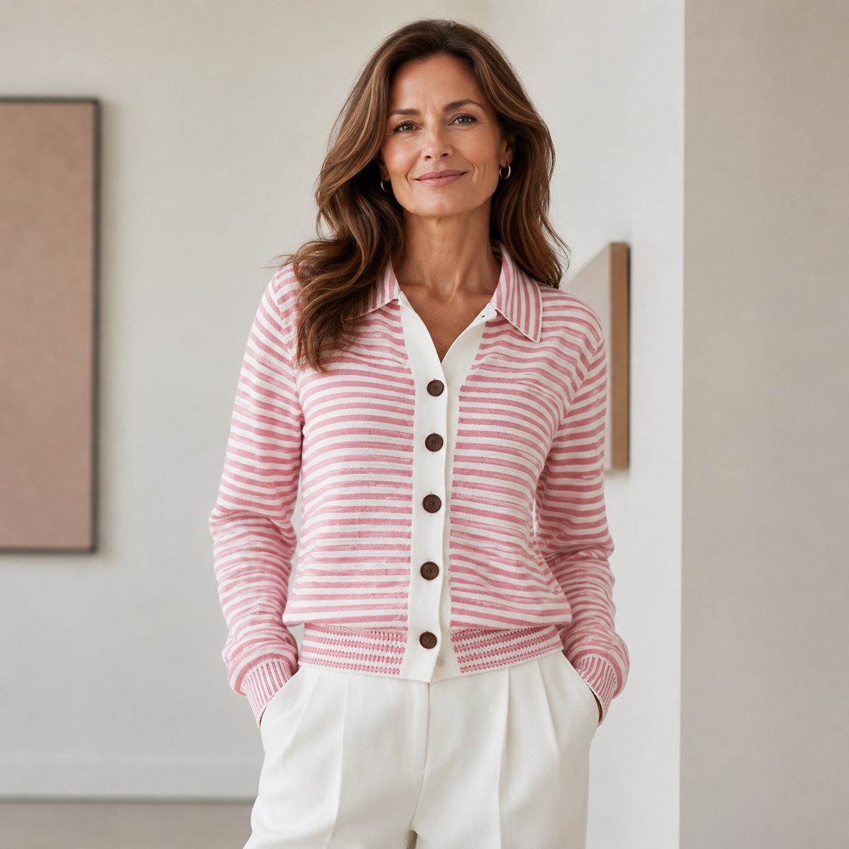Wren™ Striped Knit Cardigan