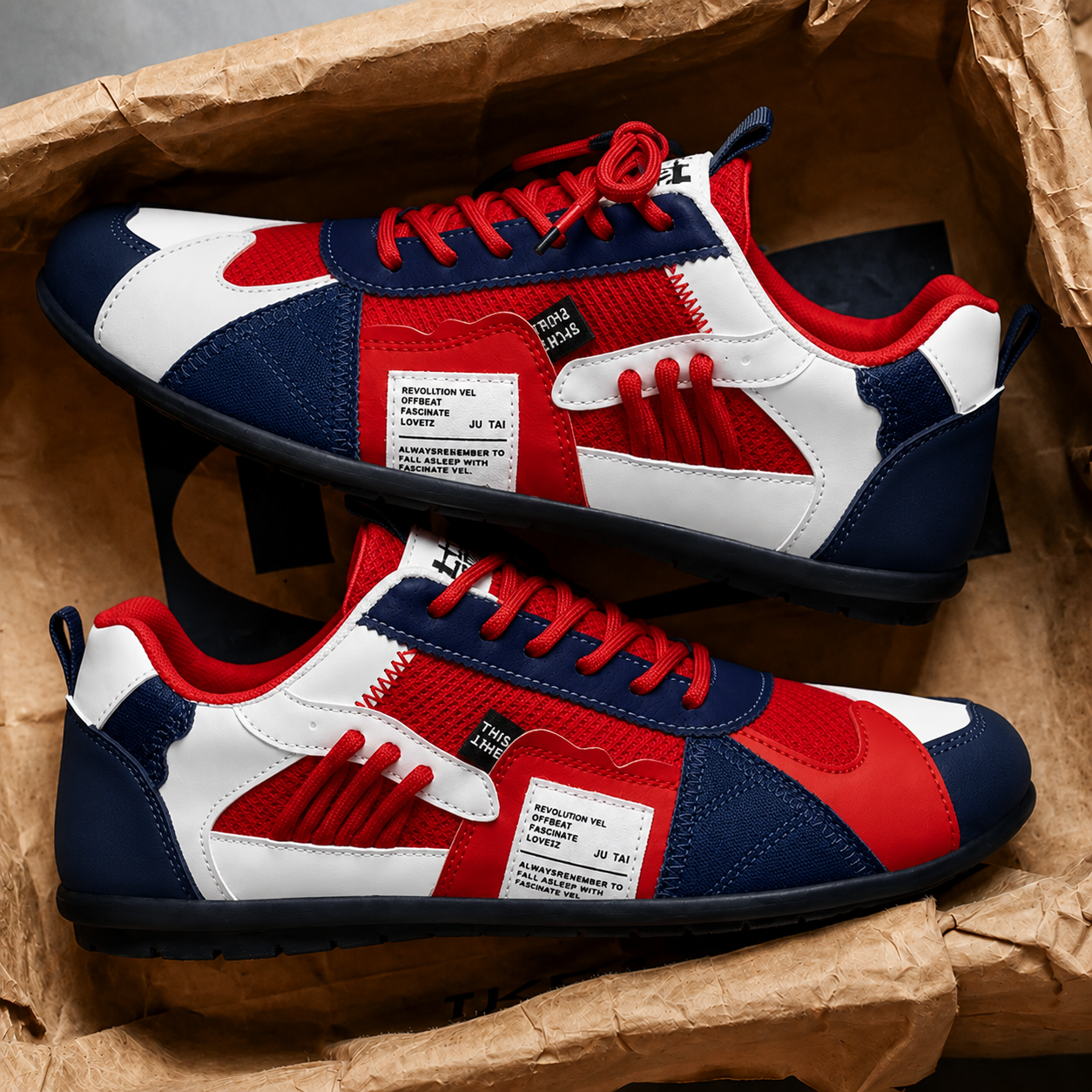 Tommy | Colorful Retro Sneakers