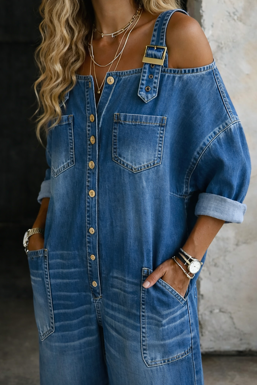 Sophia | Off-Shoulder Jumpsuit