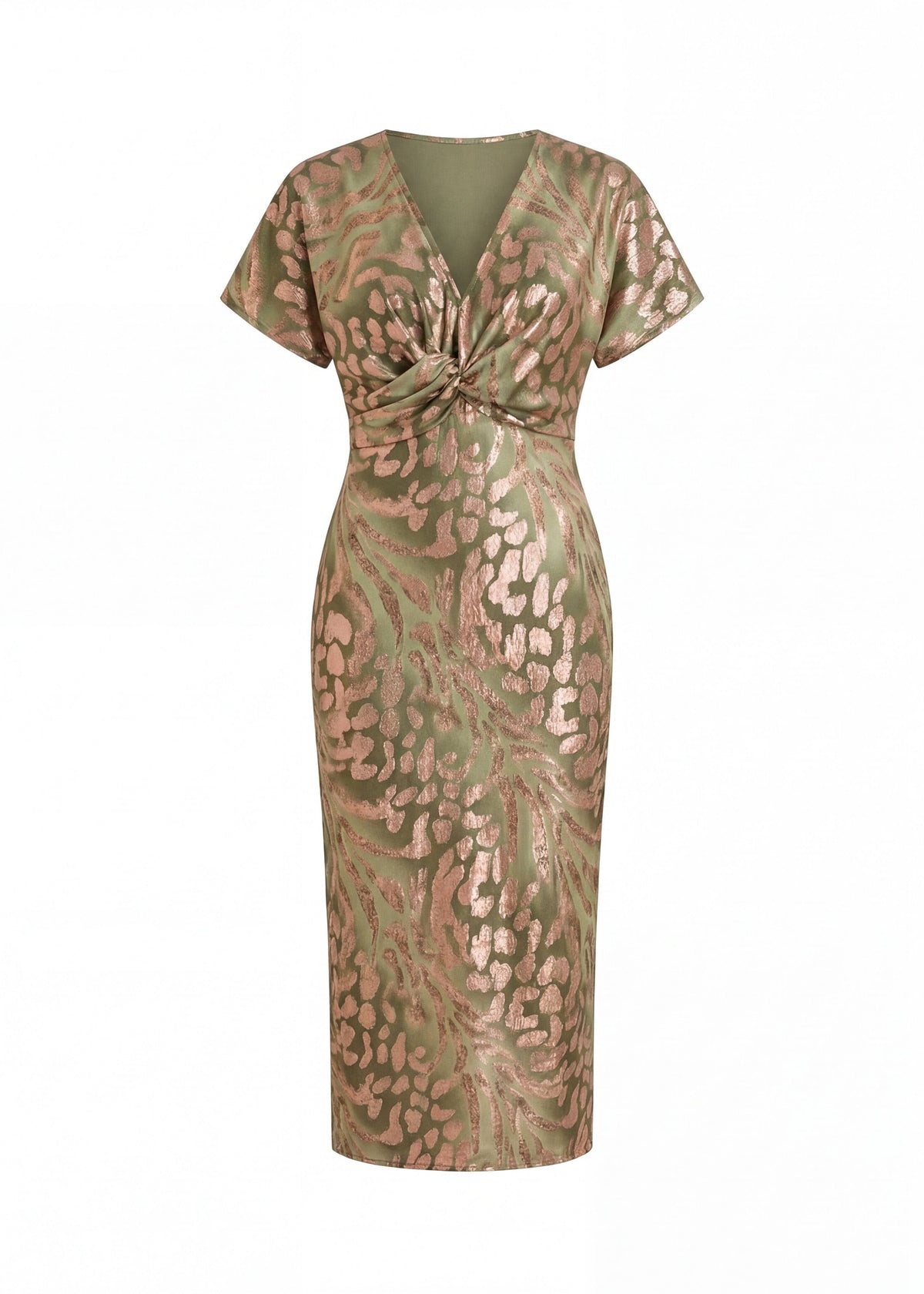 Estelle | Copper Midi Dress | Women's Summer Dress