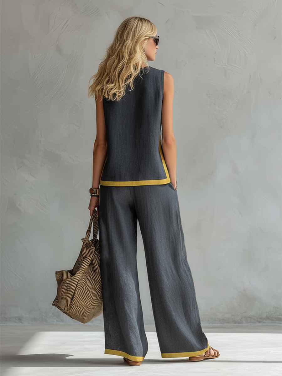 Aurora Linen Duo Set