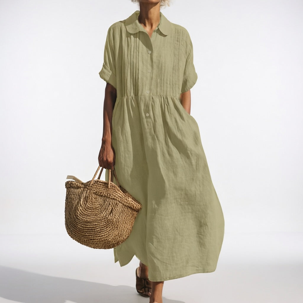 Lysandra - Breezy Summer Shirt Dress