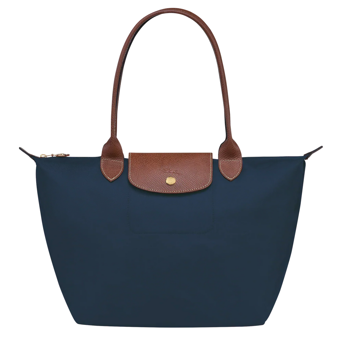 Meghan | Longchamp - Medium Le Pliage Tote, Navy