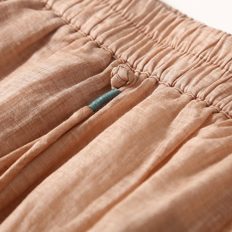 Luna | Pantalones de tiro cómodo con cordón