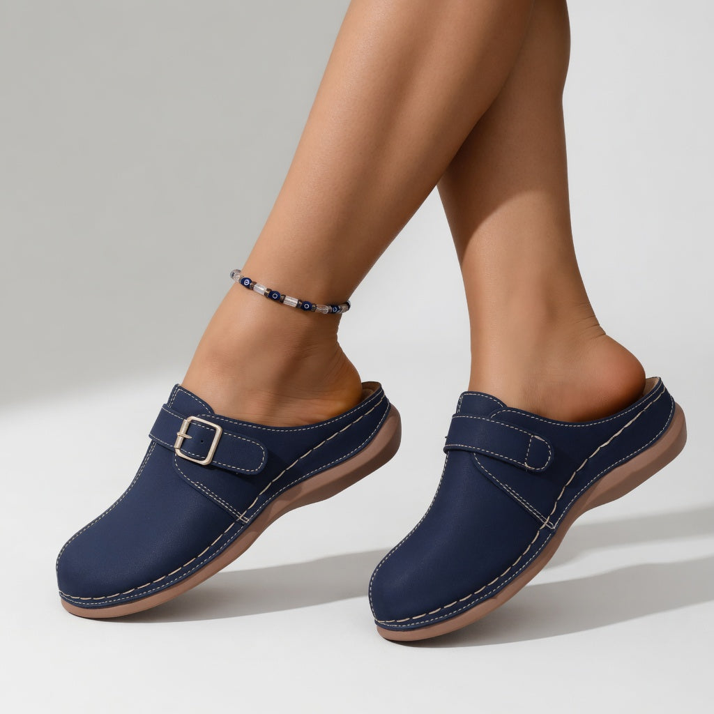 Fleurine™ — Vibrant Buckle Clogs for Everyday Comfort