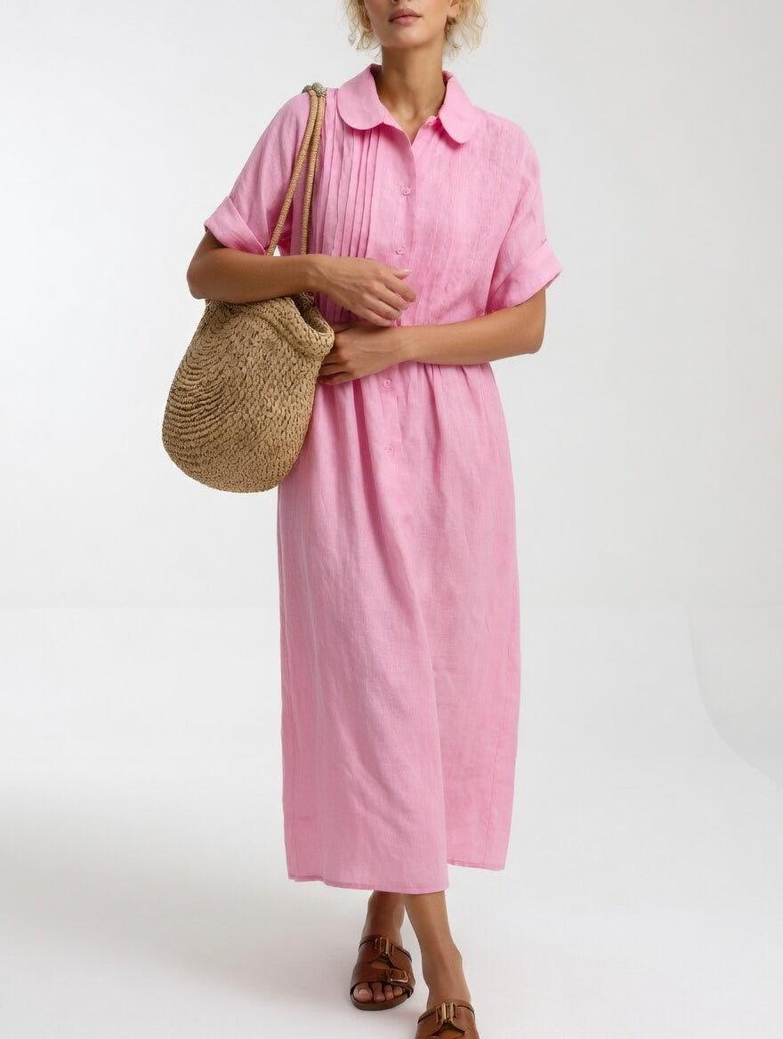 Lysandra - Breezy Summer Shirt Dress