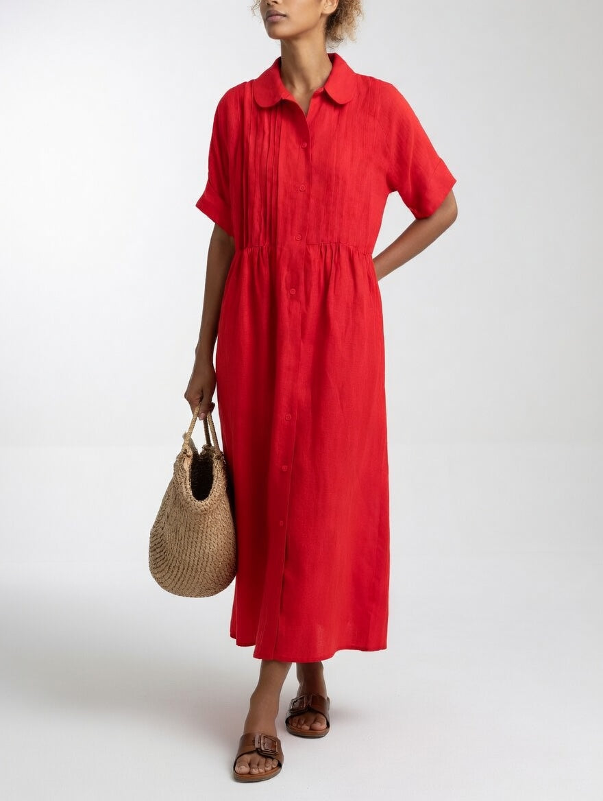 Lysandra - Breezy Summer Shirt Dress