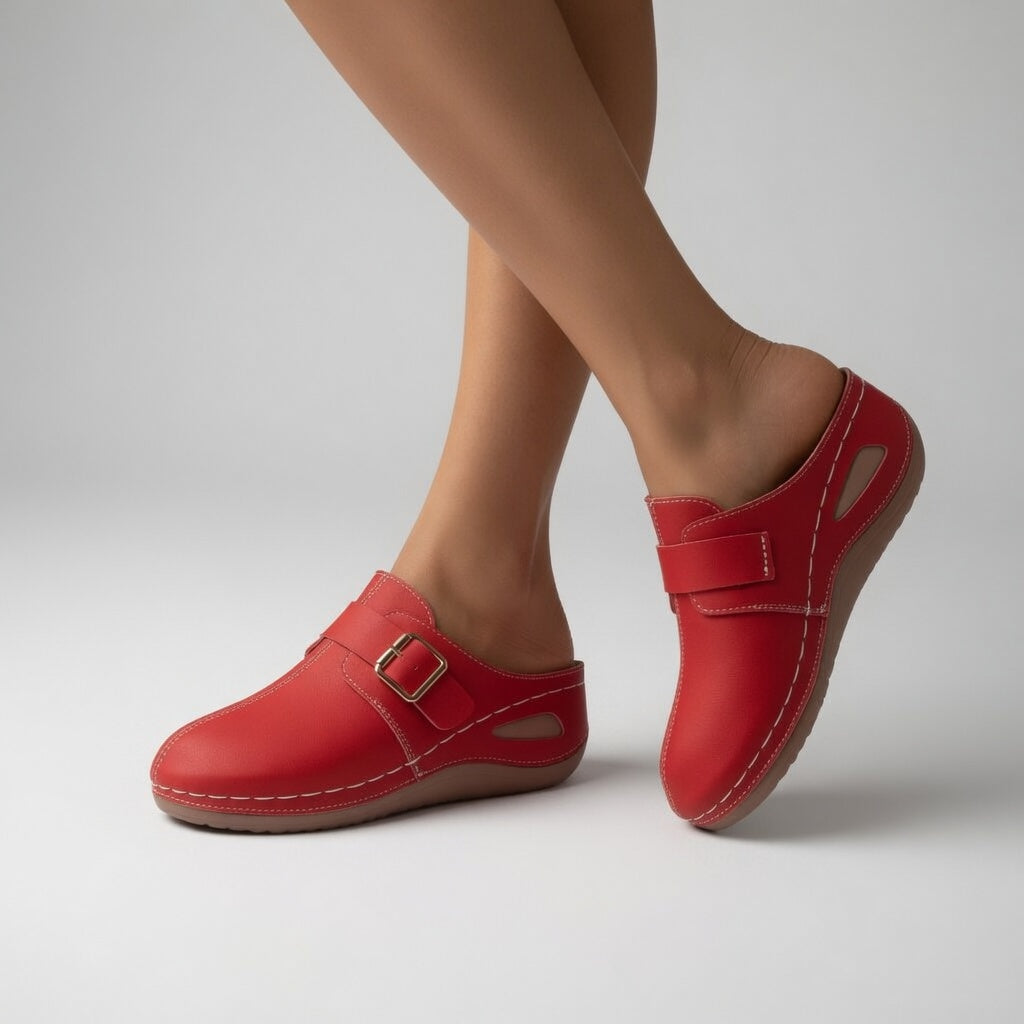 Fleurine™ — Vibrant Buckle Clogs for Everyday Comfort