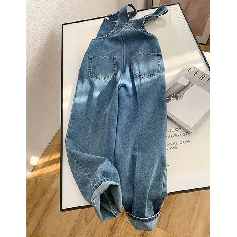Harper | Classic Straight Leg Denim Bib Overalls