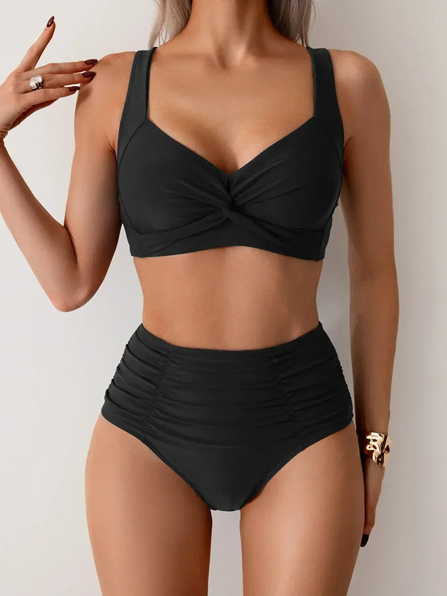 High-Waisted Swimwear for Summer