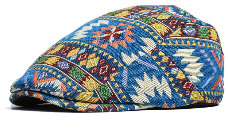 Theo -  Patchwork Flat Cap