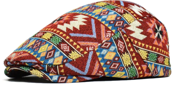 Theo -  Patchwork Flat Cap