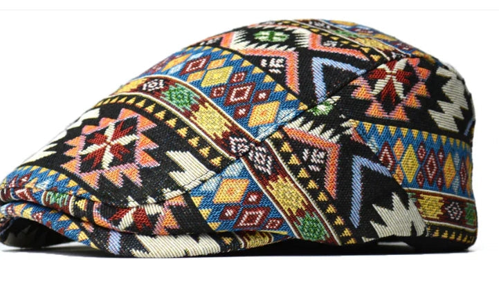 Theo -  Patchwork Flat Cap