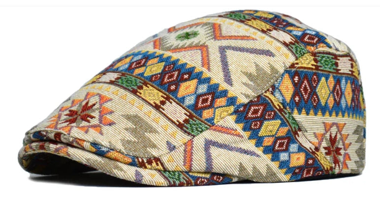 Theo -  Patchwork Flat Cap