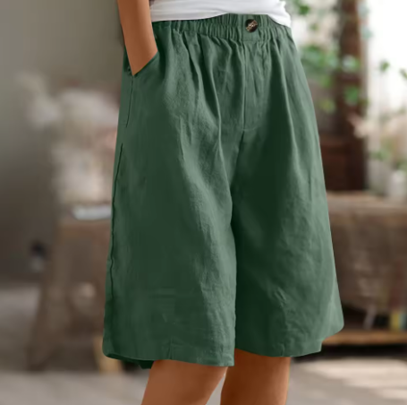 ZYLA – Relaxed Linen Comfort Shorts