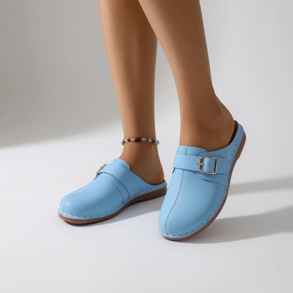 Fleurine™ — Vibrant Buckle Clogs for Everyday Comfort
