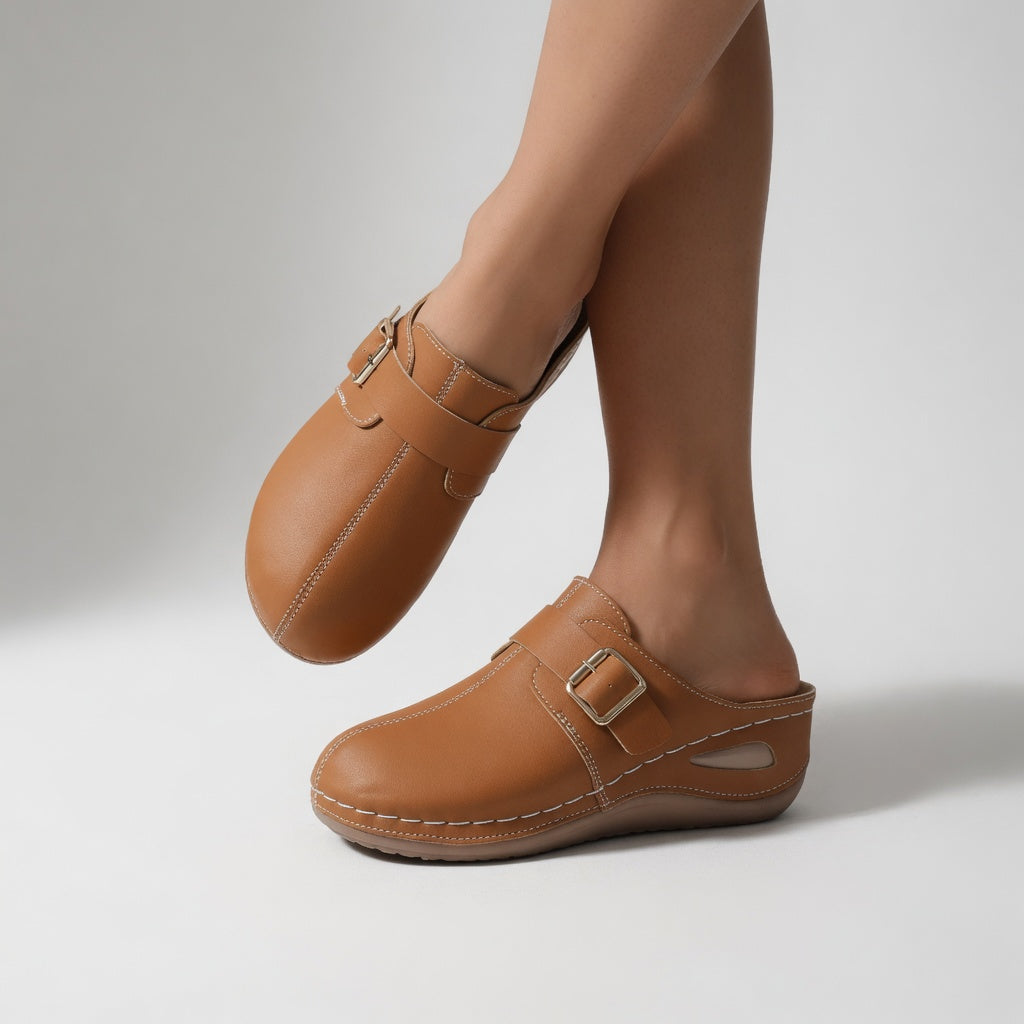 Fleurine™ — Vibrant Buckle Clogs for Everyday Comfort