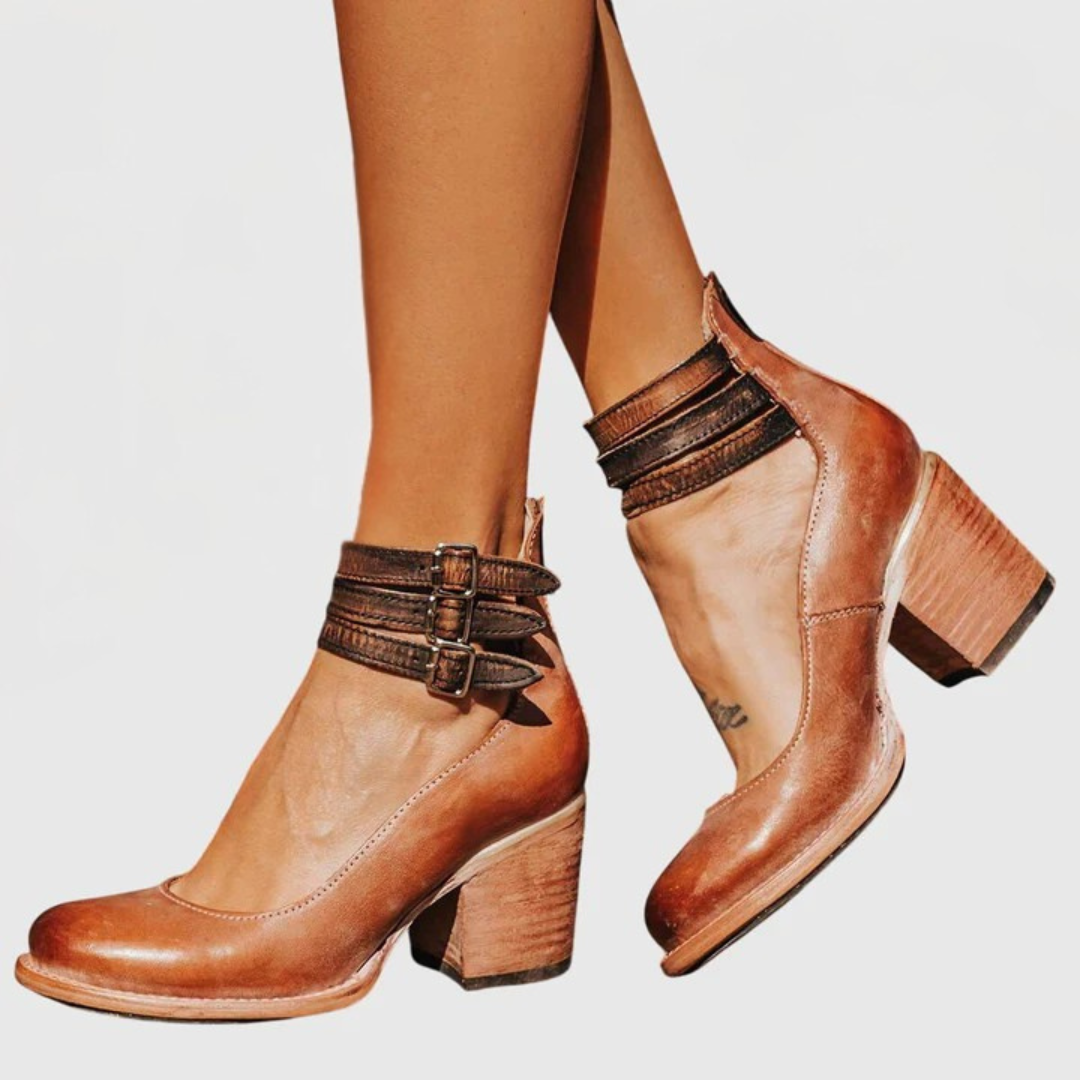Hannah | Stylish and Cozy Heeled Shoes