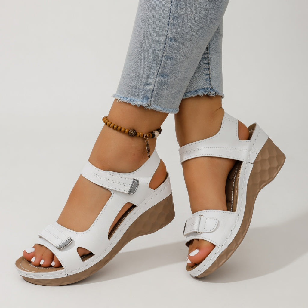 Isaure™ – Vibrant Summer Wedge Sandals