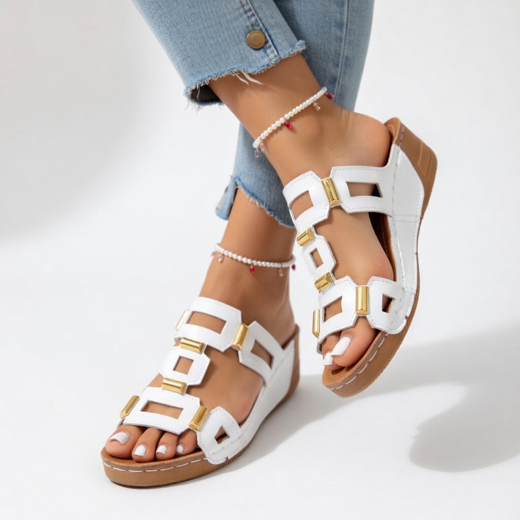 Soléna™ — Stylish and Comfortable Ergonomic Summer Sandals