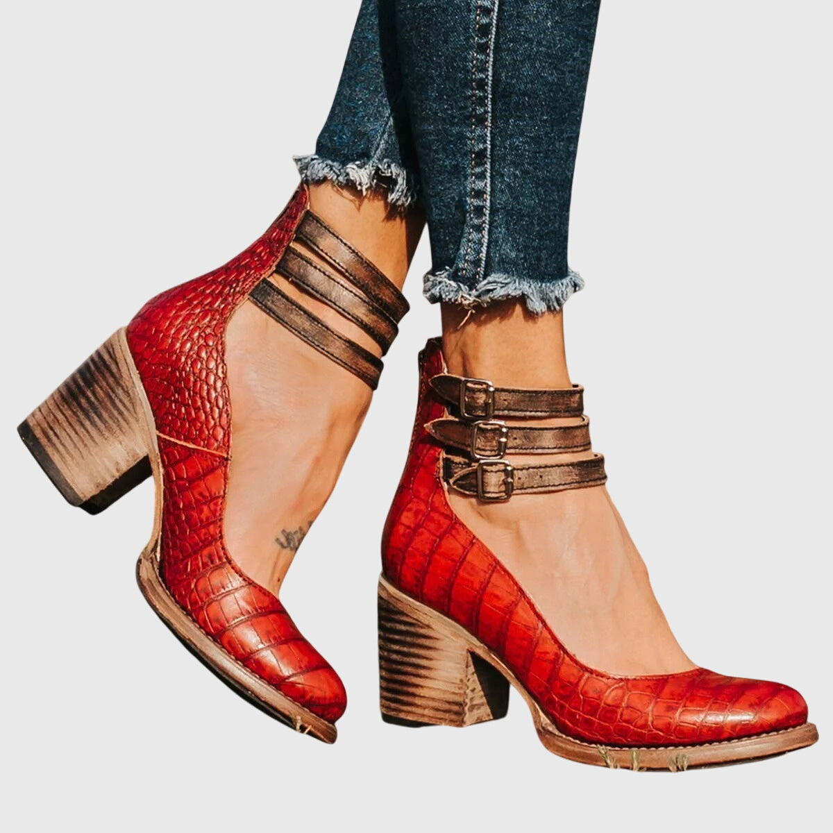 Hannah | Stylish and Cozy Heeled Shoes
