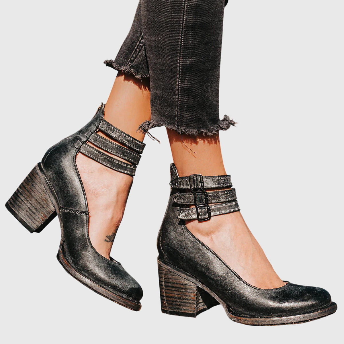 Hannah | Stylish and Cozy Heeled Shoes