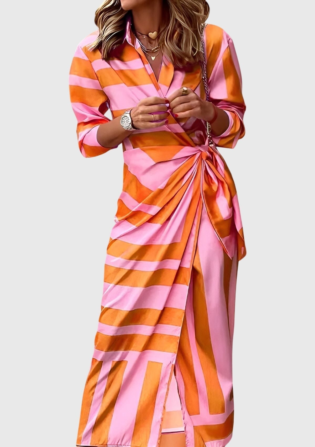 Everly | Stylish Printed Wrap Dress