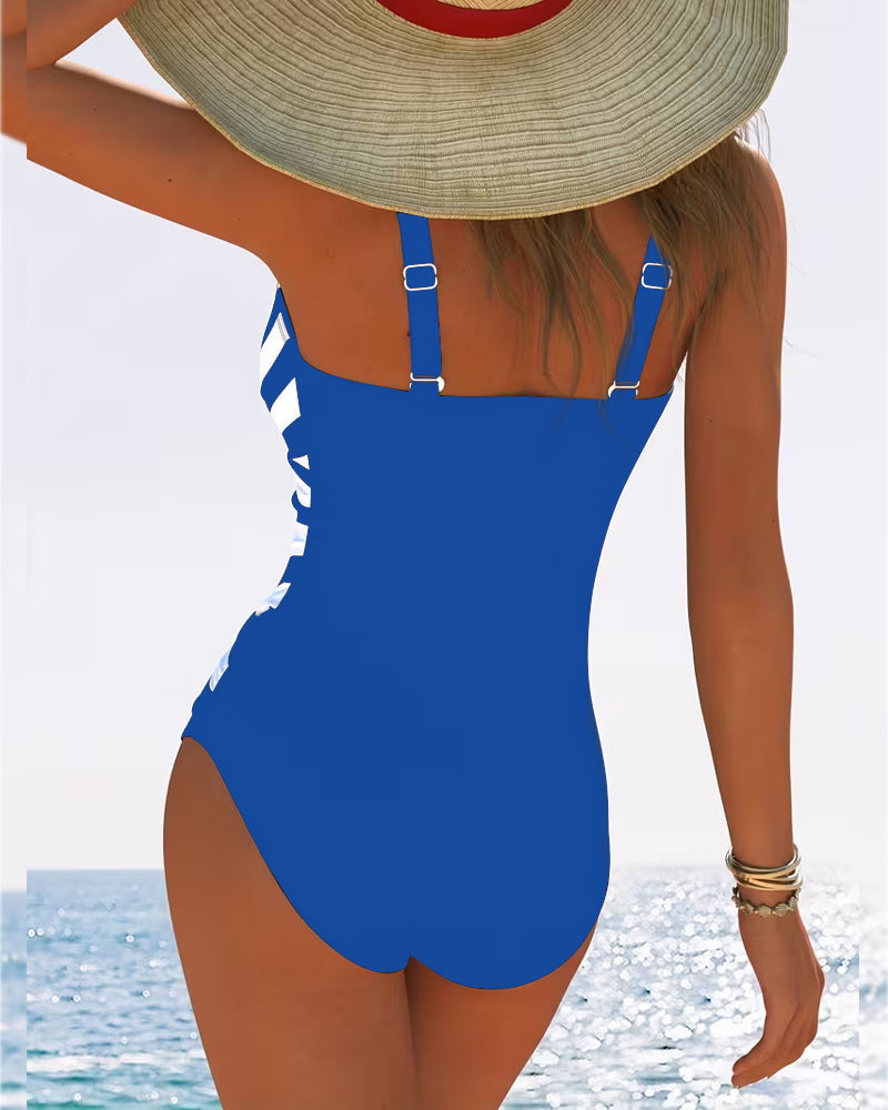 Florence | Striped One-Piece Bathing Suit