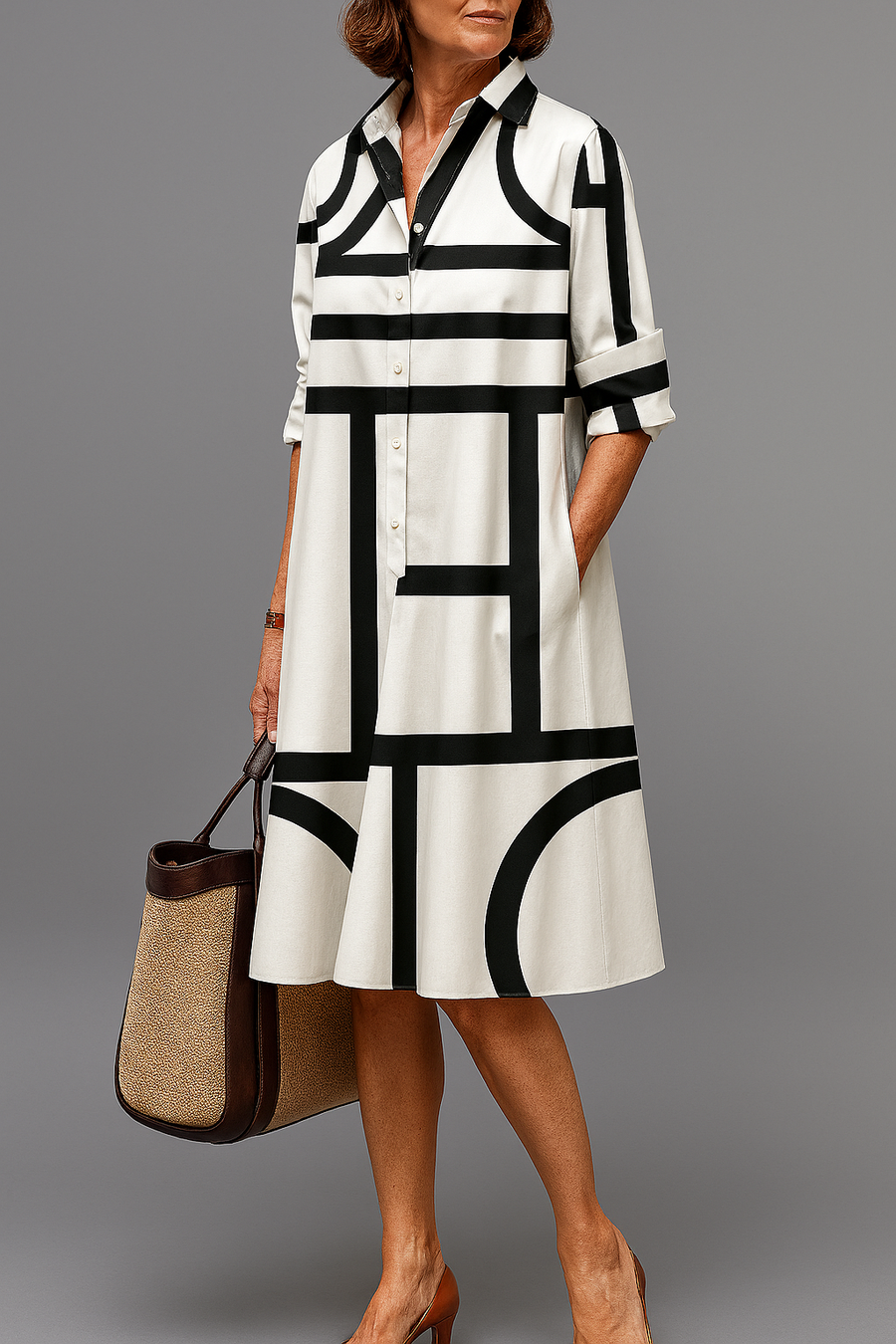 Ellie™ | Chic Midi Dress
