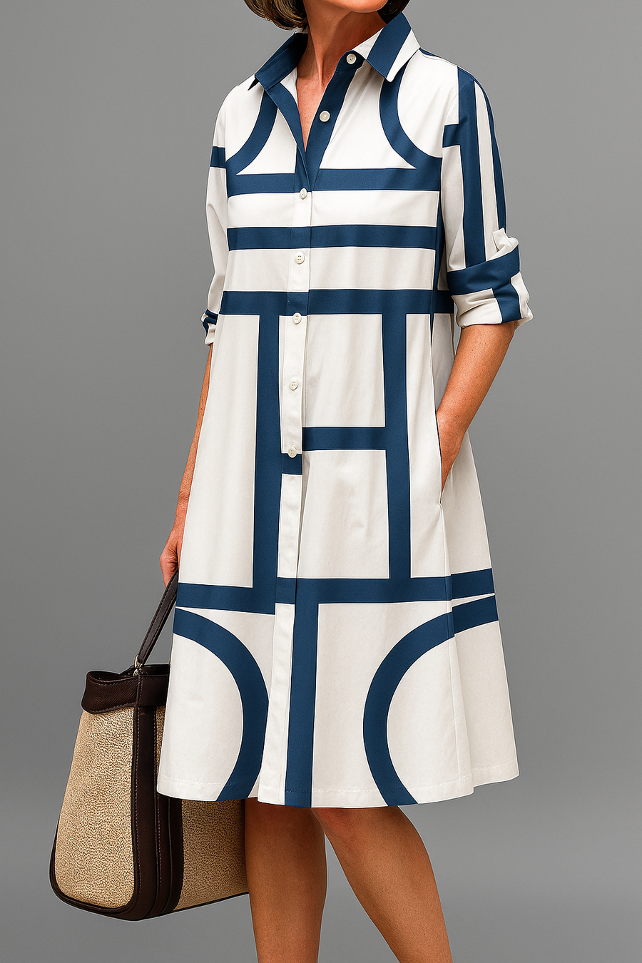Siena™ | Elegant Midi Dress