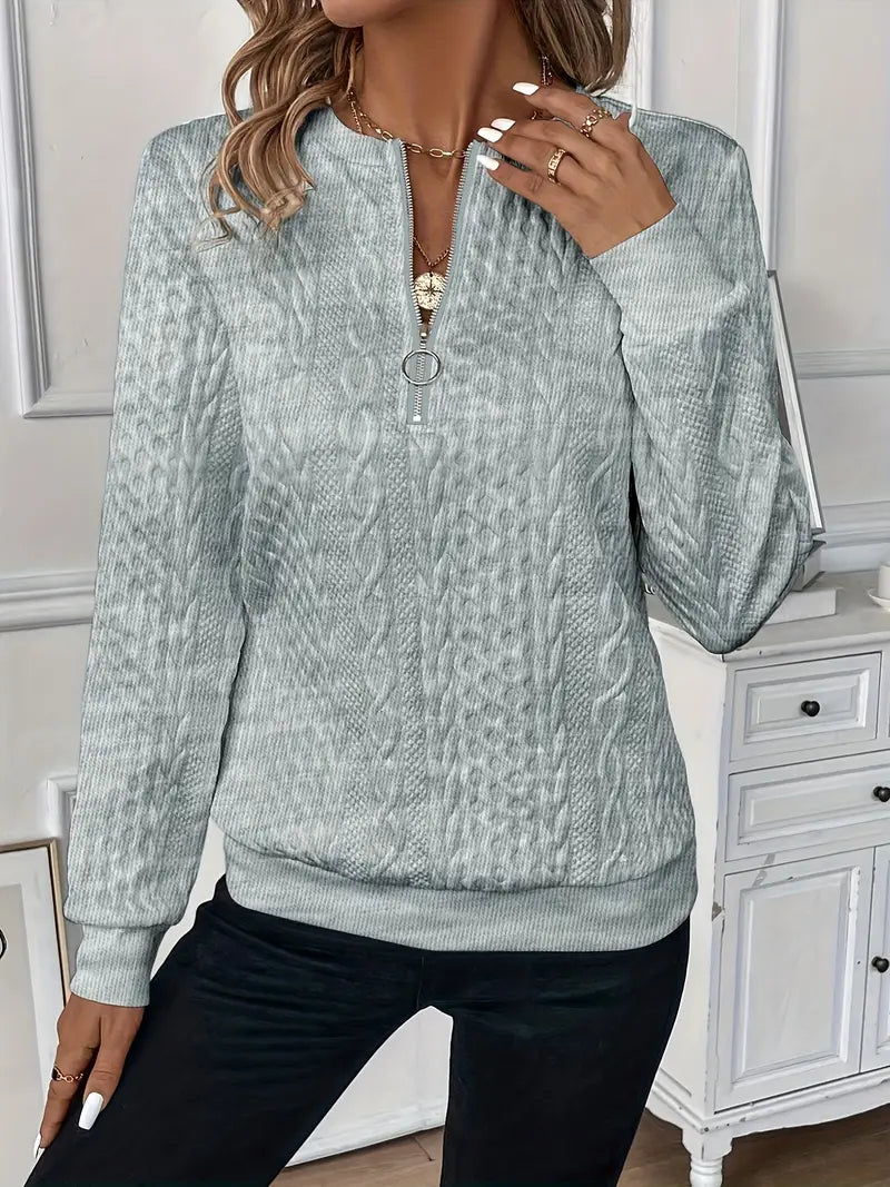 Angela | Sweater with Zipper