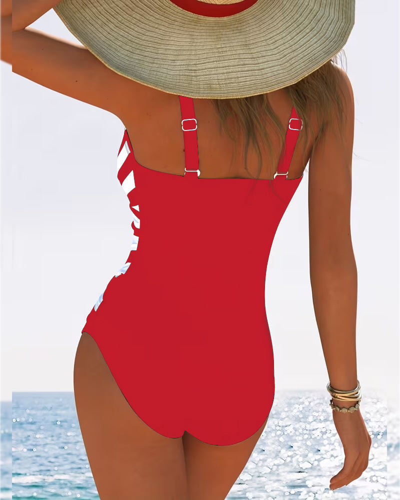 Florence | Striped One-Piece Bathing Suit