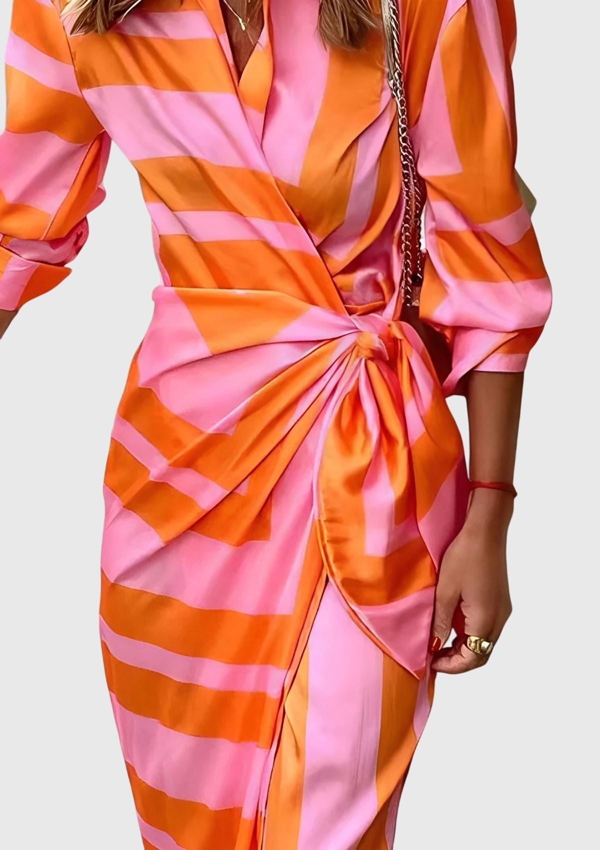 Everly | Stylish Printed Wrap Dress