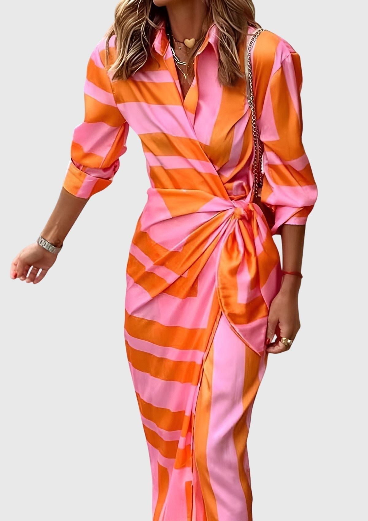 Everly | Stylish Printed Wrap Dress