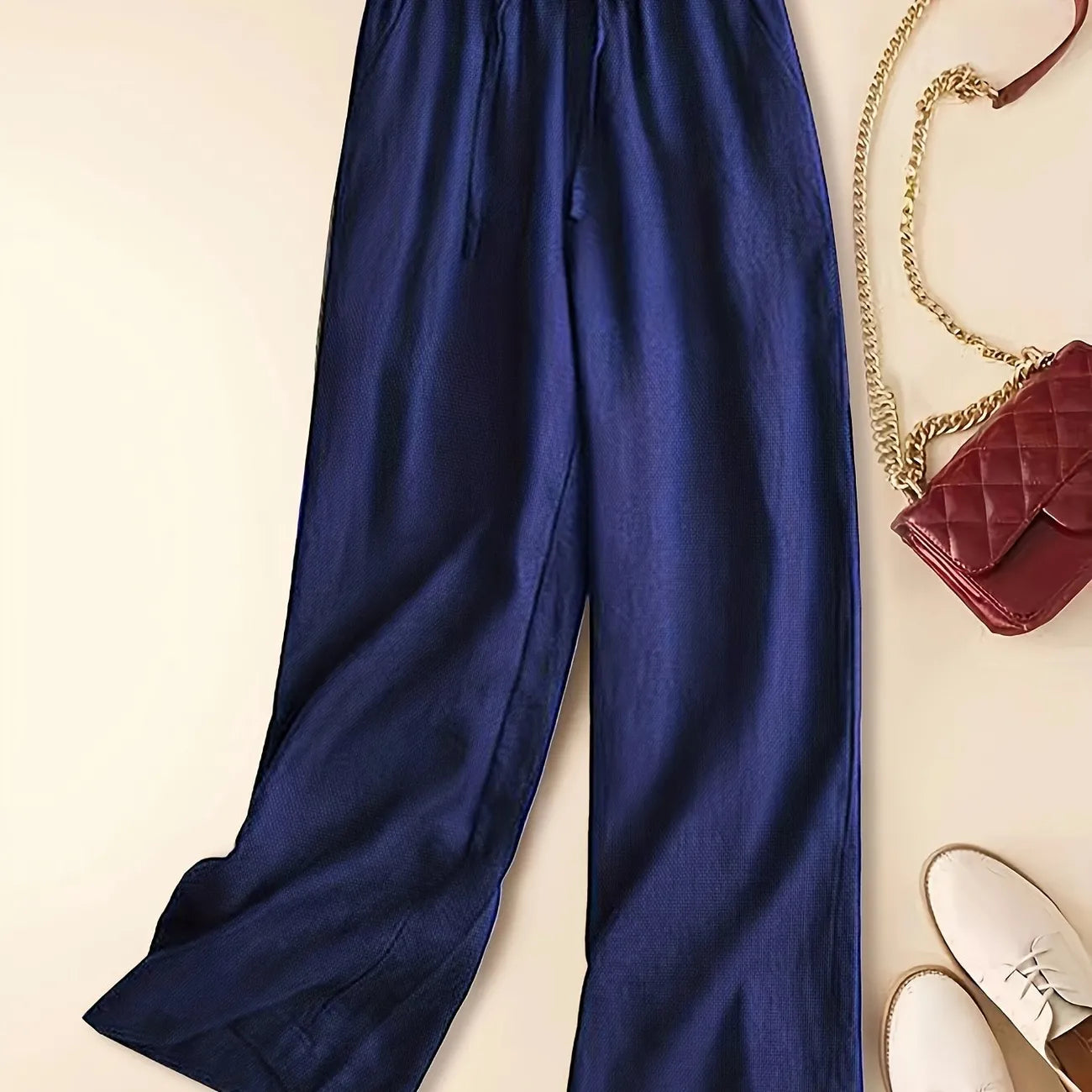 Tina - Easygoing Linen Trousers