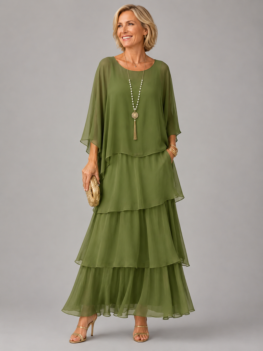 Lara  | Graceful Maxi Dress with Flowing Design