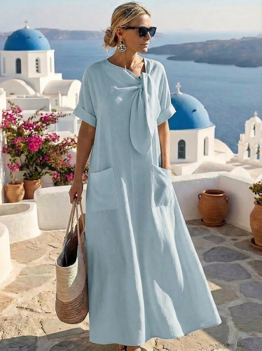 Fleur™ Chic Dress Featuring Convenient Pockets