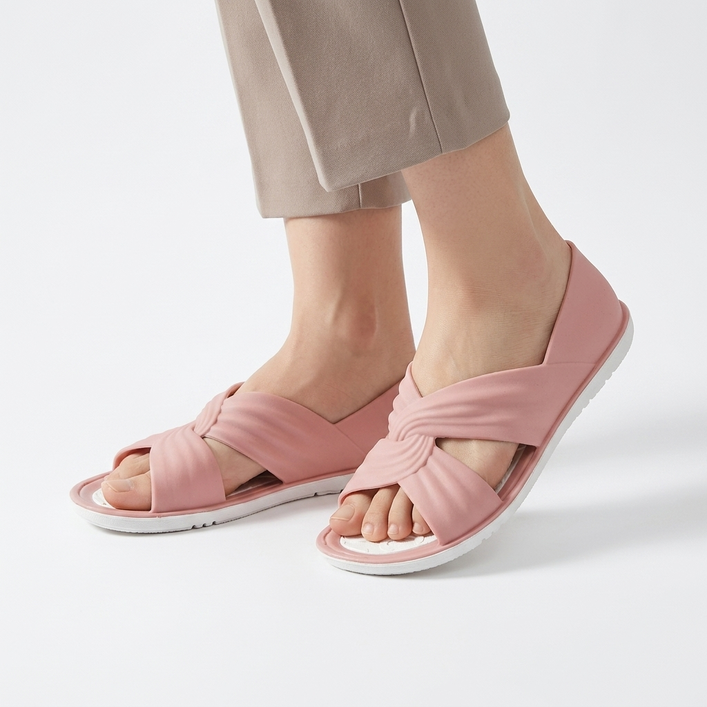 Orinthie™ - Cross-Strap Flat Mule for Everyday Comfort