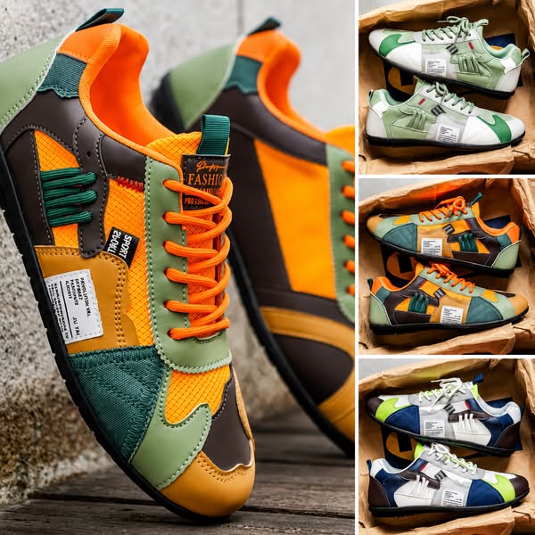 Tommy | Colorful Retro Sneakers